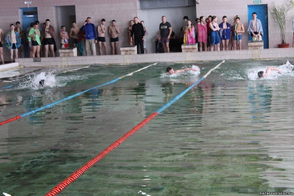 Районные соревнования по плаванию