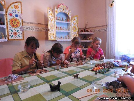  Уроки творчества в Музее сибирской игрушки 