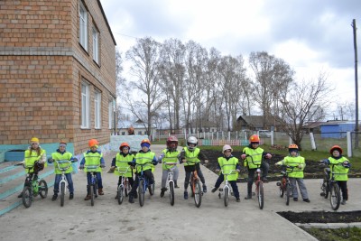В Красносопкинском детском саду прошел «День юного велосипедиста»